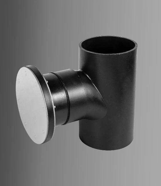 Blind plate inspection port